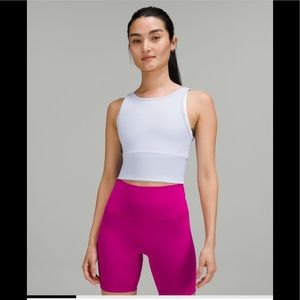 Lululemon Power Pivot Tank Rib. Size 10. Pastel blue